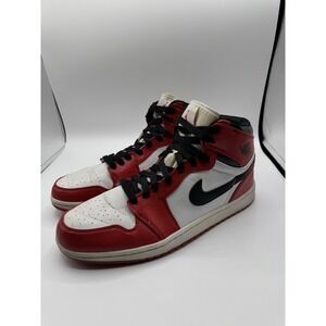 Nike Jordan Sneakers Mens 12 Red White Black Chicago Air High Top 332550-061